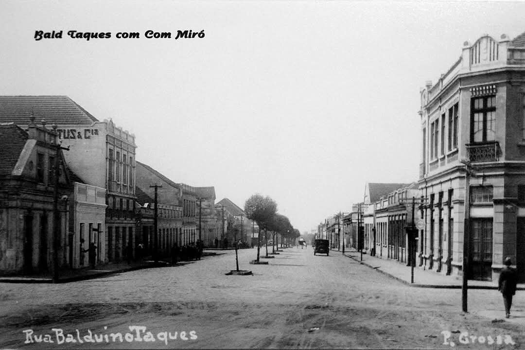 Rua Balduíno Taques - Ano desconhecido