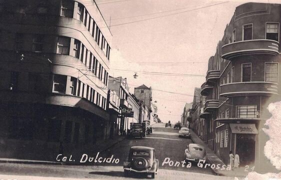 Rua Coronel Dulcídio - Década de 1950