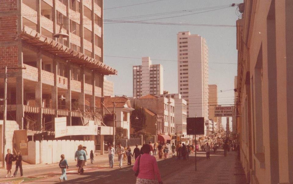 Avenida Vicente Machado - Década de 1970