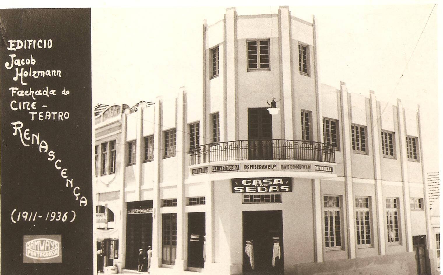 Entrada do Cine Renascença - Anos 1930