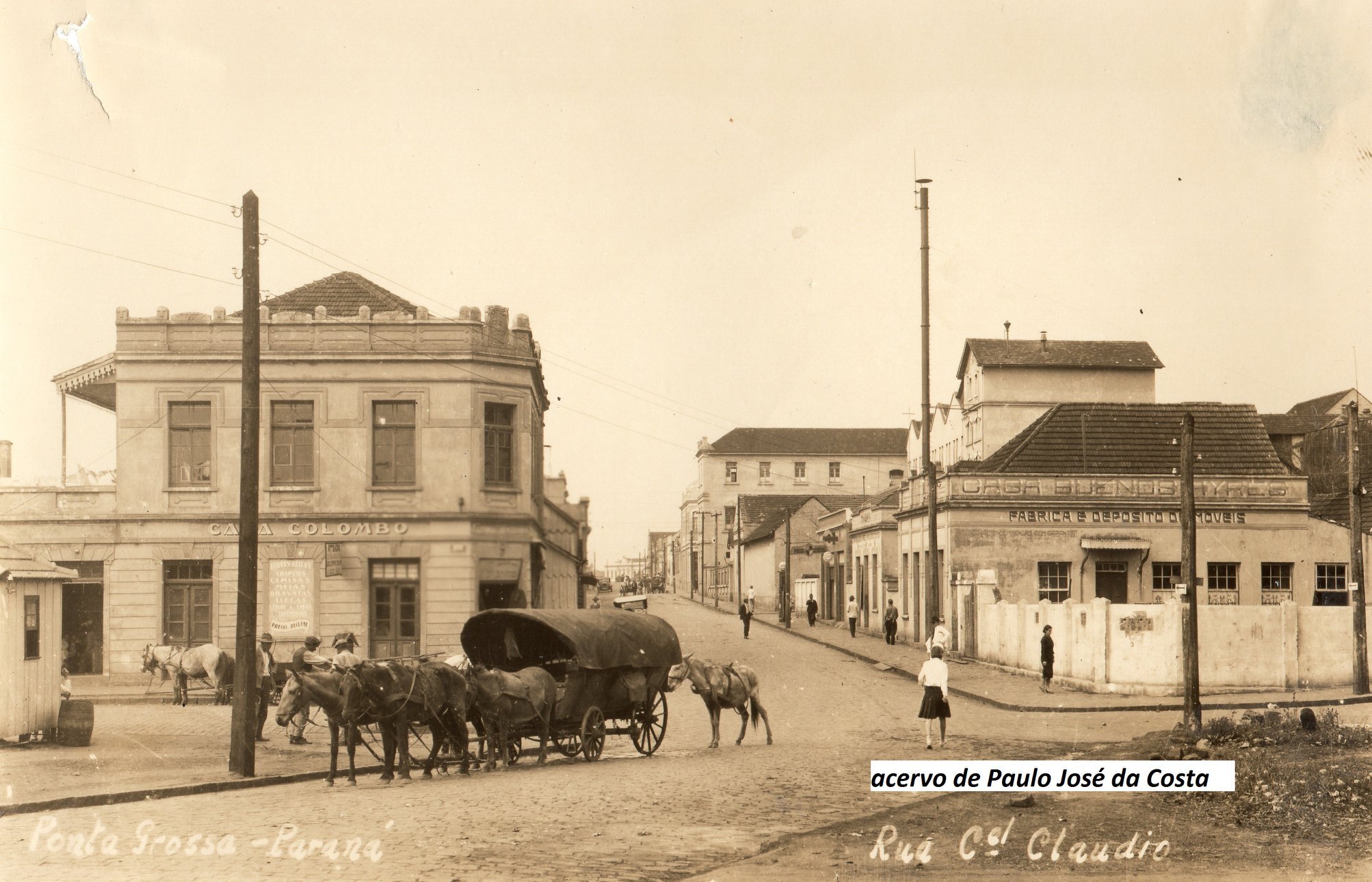 Rua Coronel Cláudio - Década de 1930