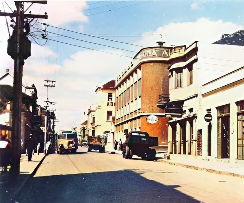 Rua Coronel Cláudio - Década de 1950