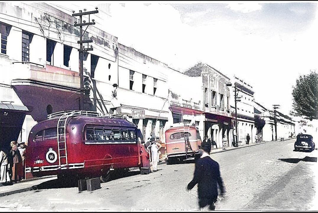 Embarque da Expresso Princesa dos Campos - Década de 1950